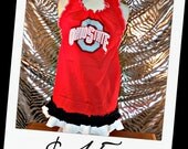 Women's Ohio State Buckeyes ButterCream Halter Size S