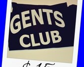 Infant Receiving Blanket Gentlemens Club Upcycle Recycle