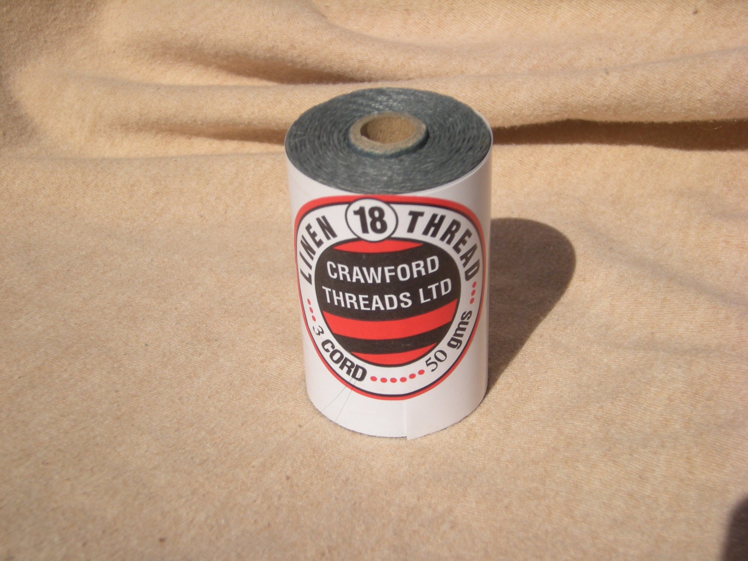 Thread, Waxed Linen, 3 ply, 50 grams