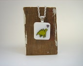 Dino Glass Necklace