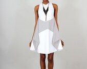 Winged Dress - striped