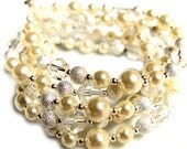 Affordable Handmade Swarovski Custom Order Bridal Bridesmaid Bracelet Jewelry Cuff Wedding Accessories Pearl Crystal Unique - Tranquilitas