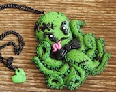 Zombie Octopus Necklace