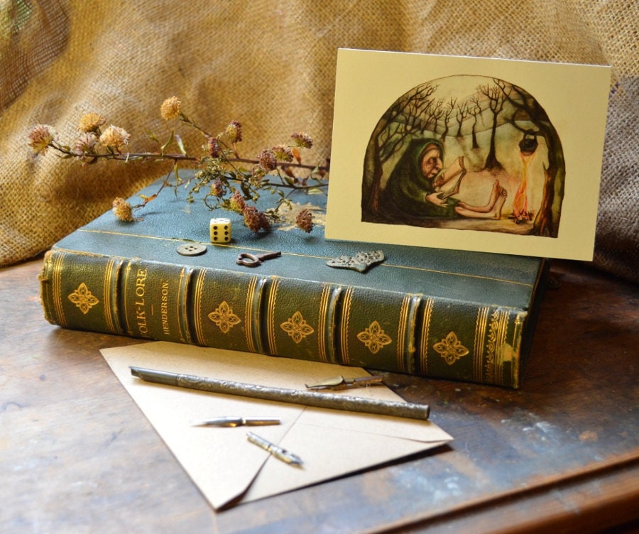 Telling Stories To The Trees Greetings Card