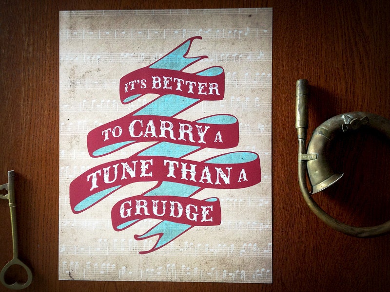 Carry A Tune 11x14 Poster Print