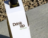 Personalized Wine Tags - Drink Up Set of 8