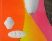 Original Nelson Bubble Lamp Mid Century Modern Design Collage 10 x 6 inches