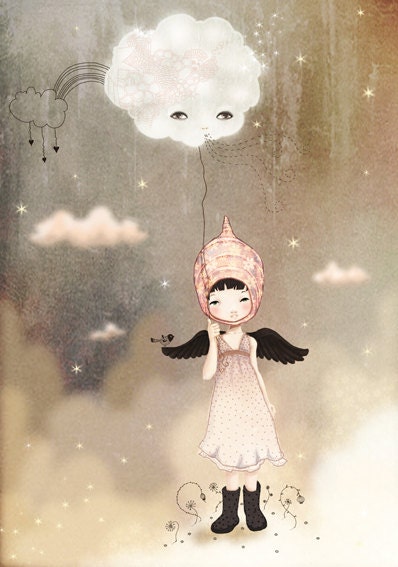 Mon nuage  Art print