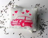 MINI love Lavender Sachets - Set of 2, Hot Pink