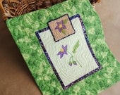 Borage Blossom Art Quilt