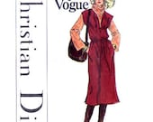 70s Designer Jumper - Vogue 1756 Christian Dior Vogue Paris Original Pattern - Size 16 / Bust 38 Uncut