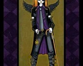 Charlie Hipster Steampunk Angel Fairy 8x10 Signed PRINT