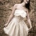 Romantic Short Lace Wedding Dress- Corset