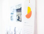 2013 PRINTABLE CALENDAR with colorful mod GEOMETRIC shapes