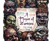 A Plague of Zombies 11 x 14 print