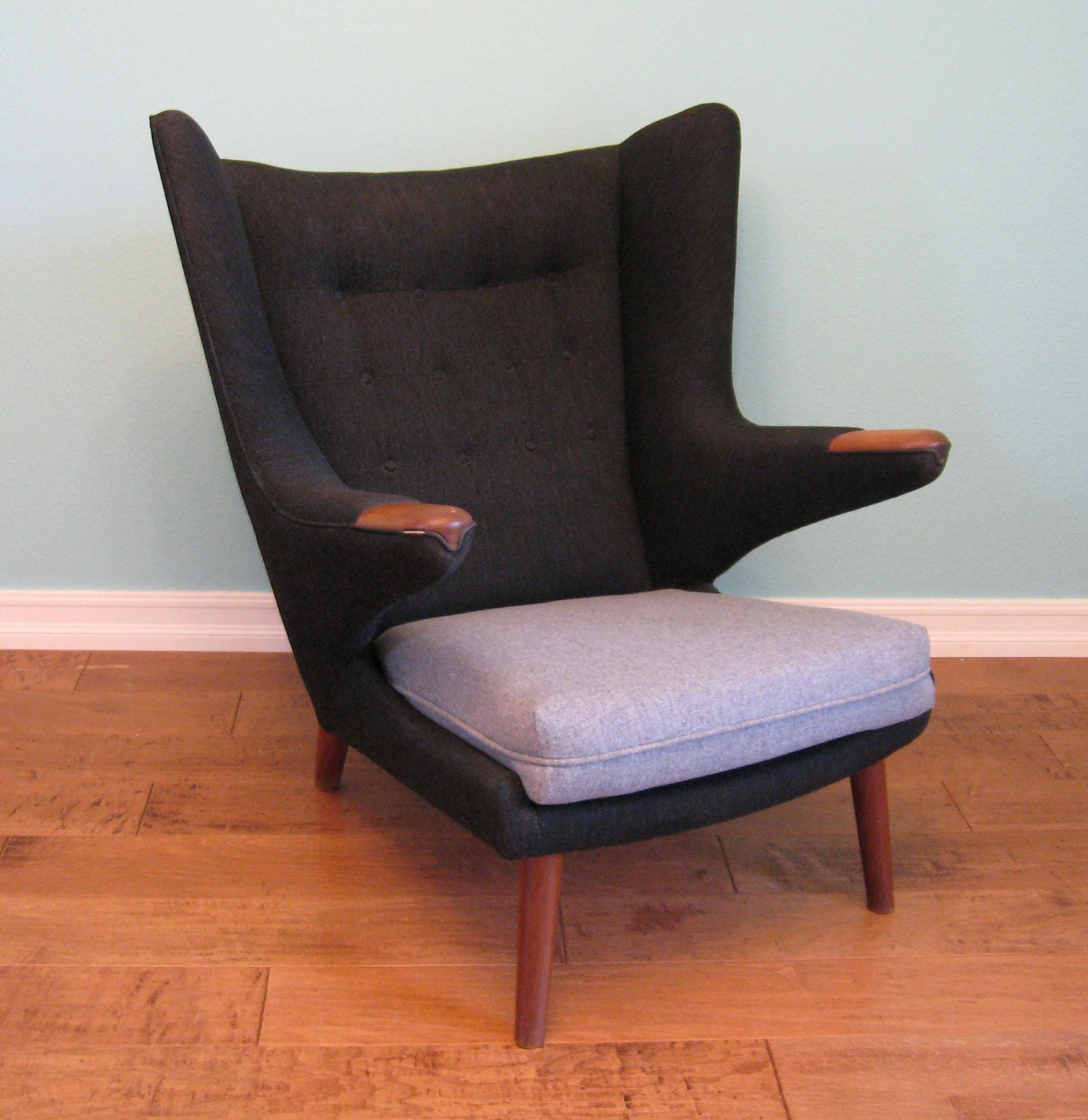 Vintage HANS WEGNER Danish MODERN Papa Bear Chair