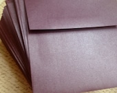 Envelopes Square 6 1/2" Stardream Ruby Metallic Wedding, shimmer purple eggplant