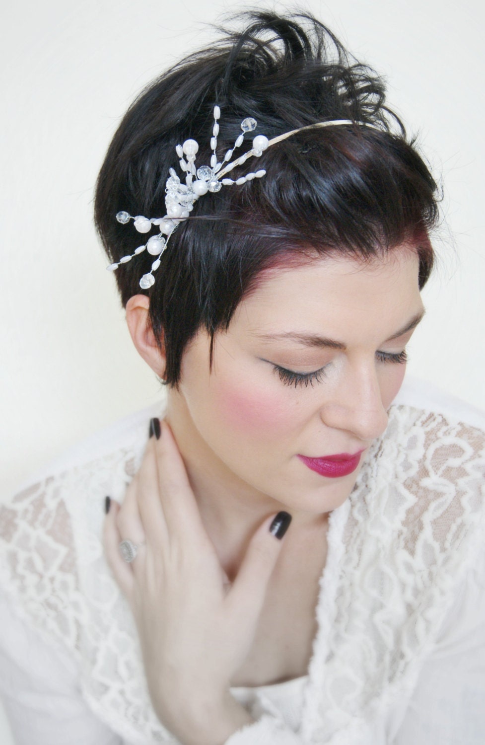 Wedding Hair Accessory - Bridal Hair Accessories - Bridal Accessory - Wedding Accessory -  Elegant Pearl Bliss