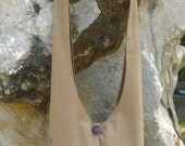 My Neighbor Totoro Hip/ Shoulder/ Sling Bag cotton Thai Cotton 11 Cream Ecru (hand painted)