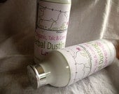 Lavender Dusting Powder, Natural Powder, Body Powder, Foot Powder Organic Talc corn starch free refillable metal bottle