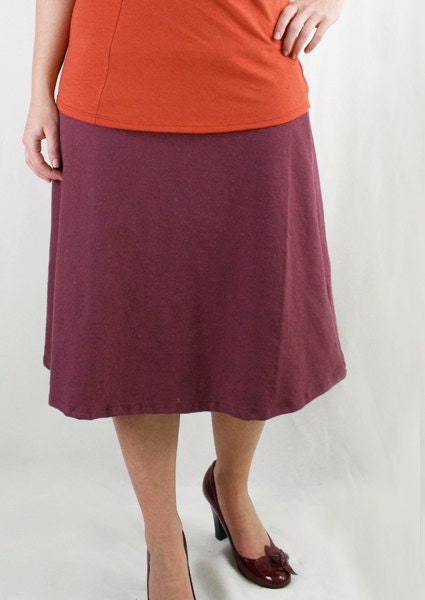comfy skirt-XS-RED ROCK