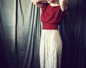 Long Gray Maxi Skirt- NYE women's high waisted flowing silky grey maxi skirt