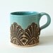 Made to Order: Handmade Moroccan Lace Mug in Turquoise