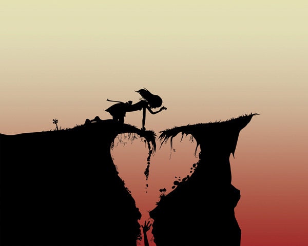 Cracked or I Miss You Already - giclee print