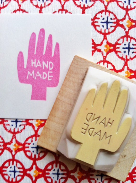 handmade rubber stamp. hand carved stamp. hand carved rubber stamp. for makers. mounted. no8.