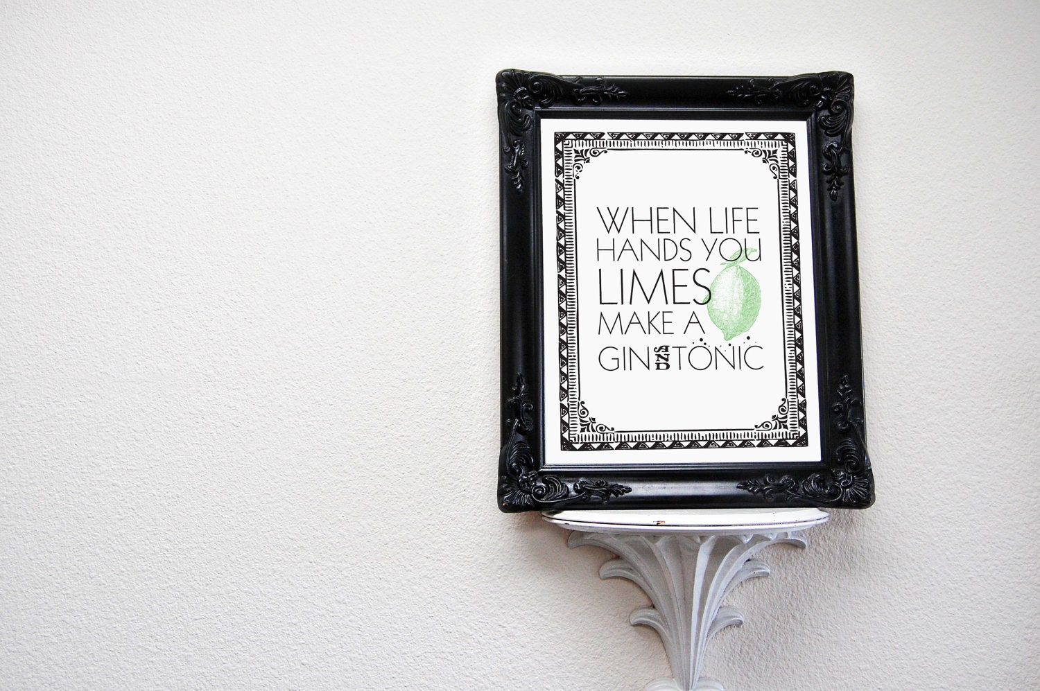 Make a Gin and Tonic Art Print