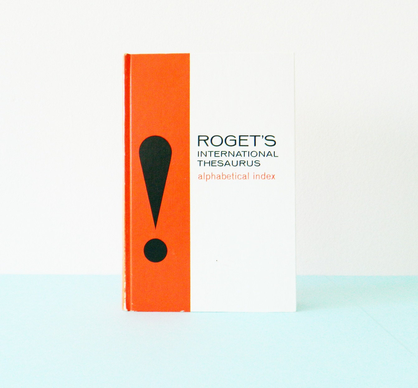 1970s Rogets Thesaurus/Vintage Thesaurus/Collectible Book/Mod Typography