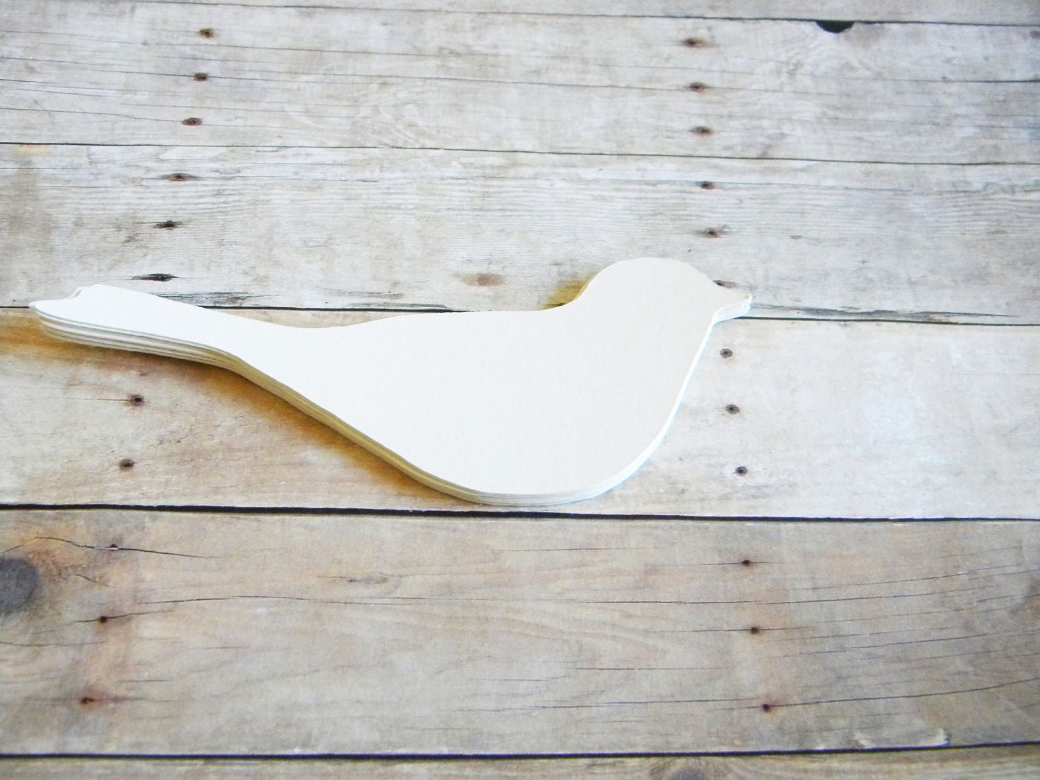 Wedding Ivory Birds Wish Tree Escort Cards Placecards Table Numbers Party Favors Set of 10