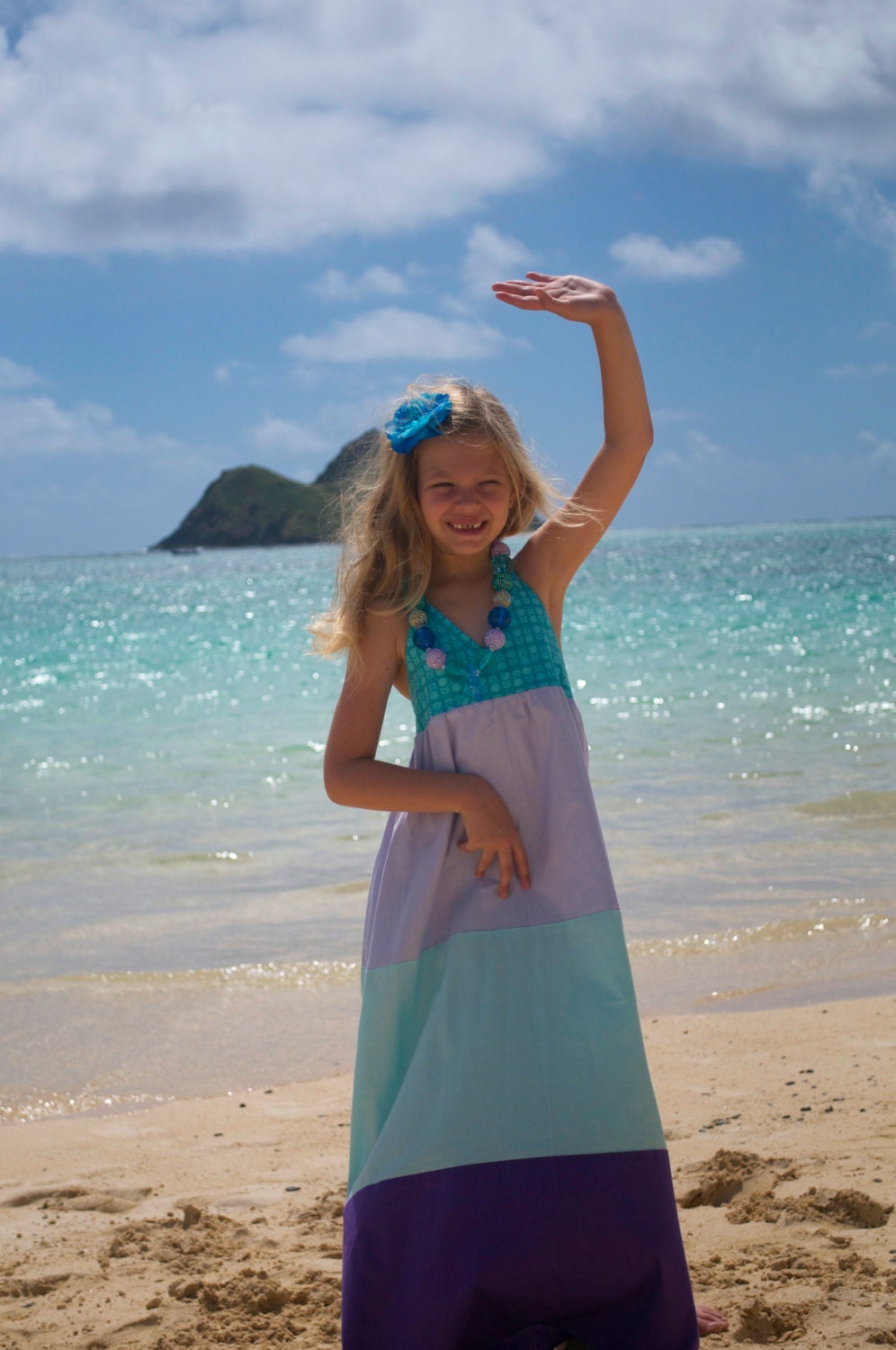 Girl Maxi Dress, Lavender Sunset, by SunLoveShirts