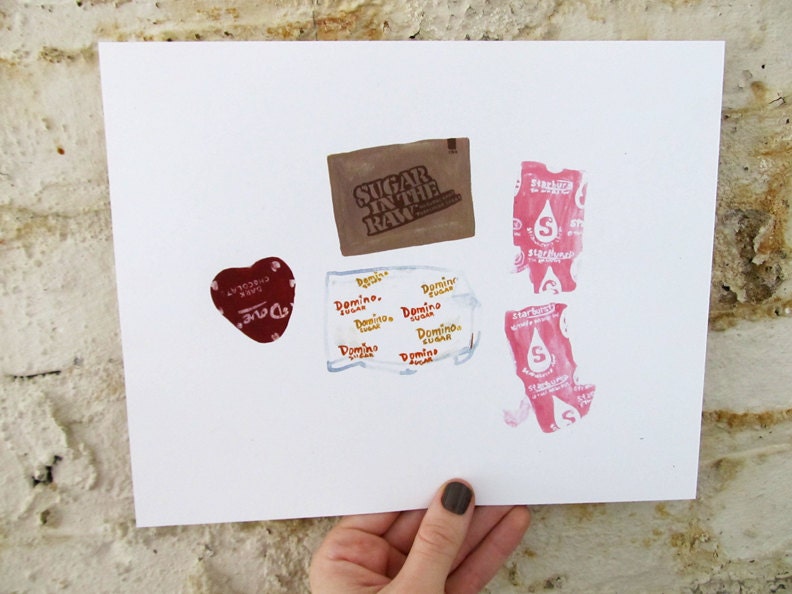 Chocolate, Sugar, Starburst - Print -