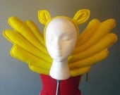 Pegasus Costume, Bright Yellow. Wings and Ears. MLP:FiM. Original design.