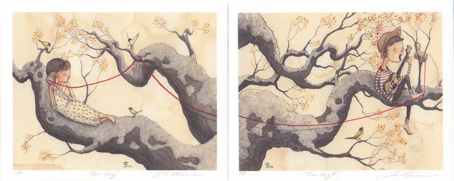 Their Song limited edition giclee print set