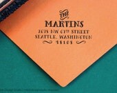 Custom Personalized Rubber Address Stamp-128
