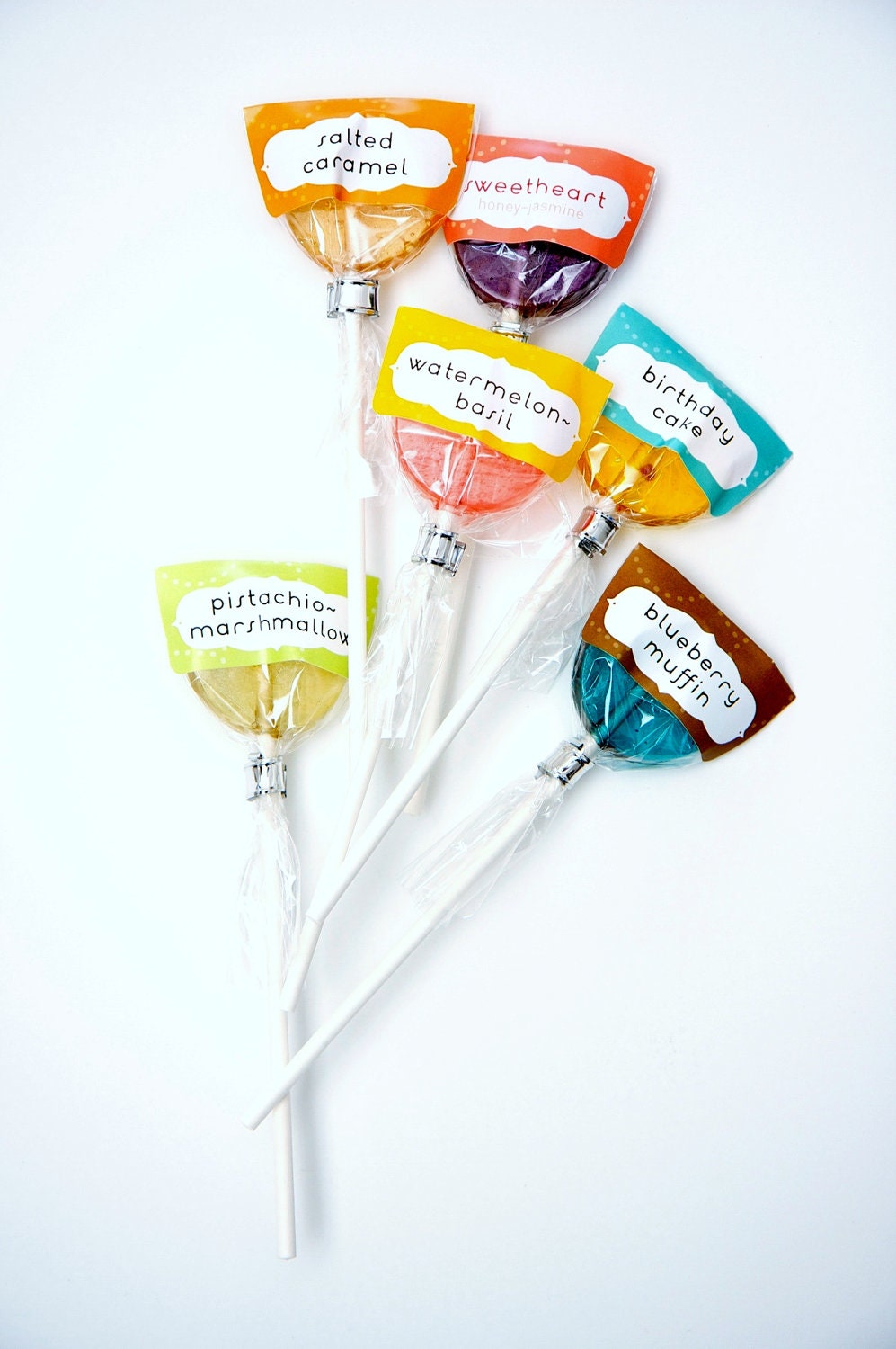 Greatest Hits - our most popular lolli pop flavors - 12 handmade candy lollipops
