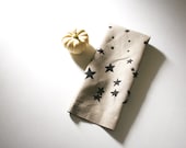 Stars Tea Towel. Flax Linen. Eco FriendlyGift.