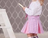 Girls Cheer Skirt TUTORIAL, Pleated Skirt Costume, PDF Instructions