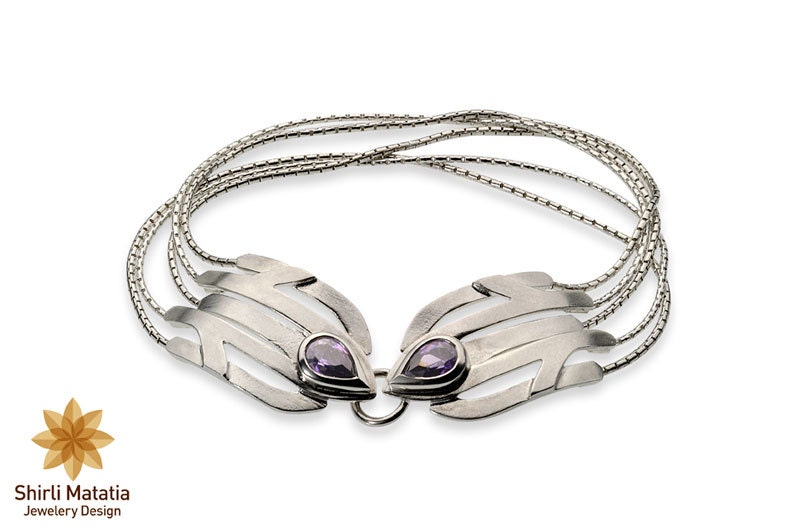 Unique Gothic Silver Bracelet