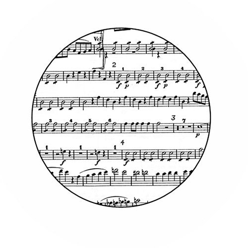 Sheet Music pinback button