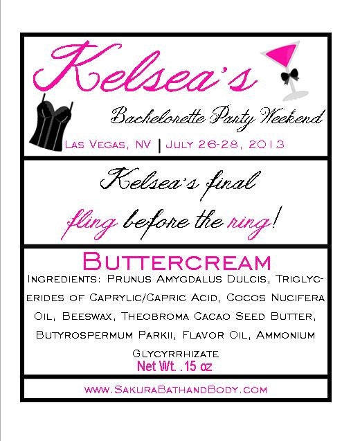 Bachelorette Party Favor Custom Lip Balm Party Favor, Bridal Shower Favor or Baby Shower Favor - Custom Wedding Favor - 20