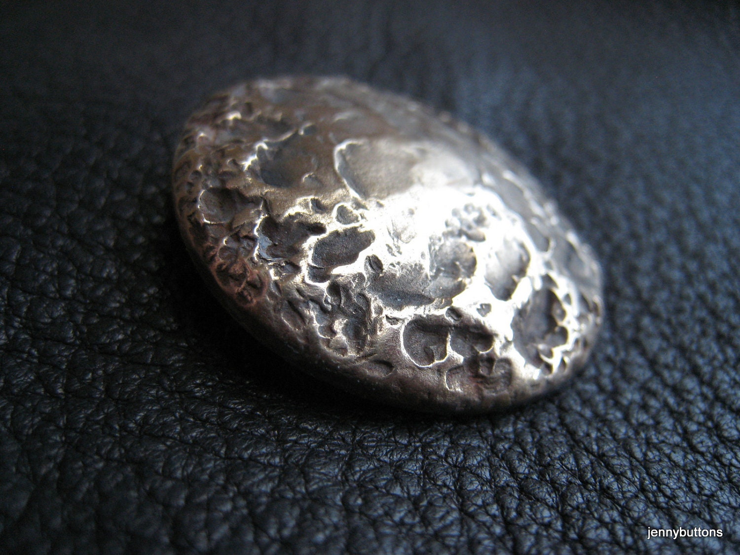 Bronze Meteorite Button 1 1/2" with shank