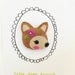 Felt Deer Brooch