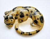 Vintage Panther Brooch