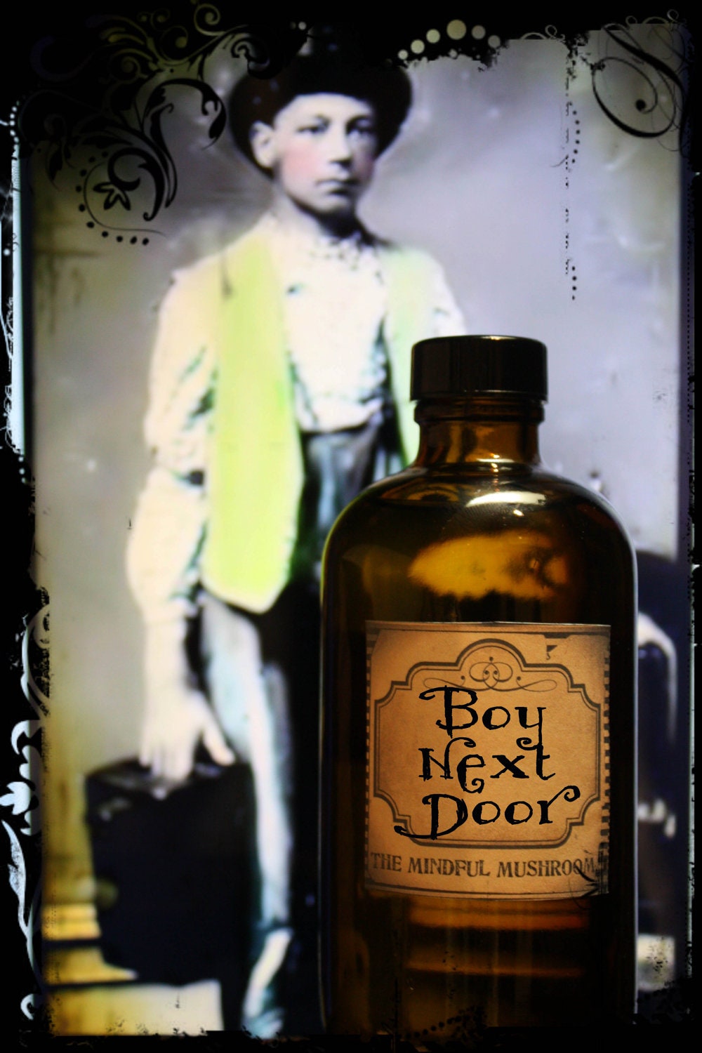 BOY NEXT DOOR- Hand Blended Artisan Oil-Sample-(primary notes: coriander, lemon verbena, apricot, amber, cypress, star anise, musk)