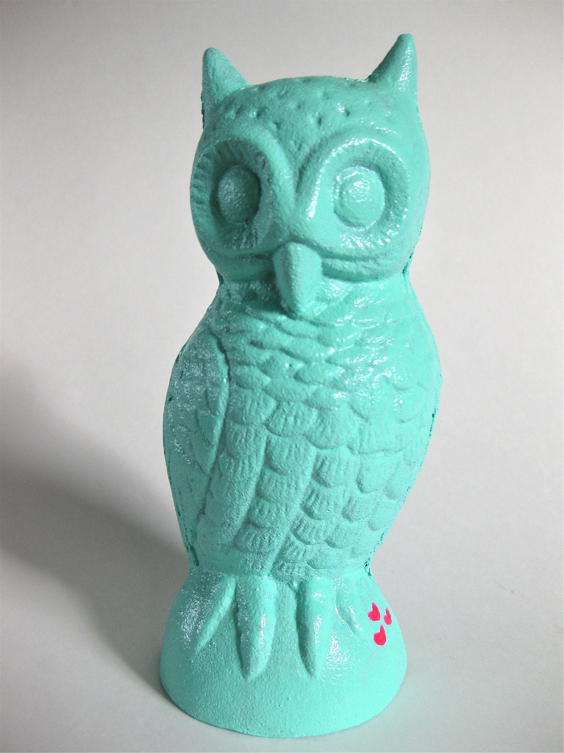 Owl Statue/Woodland/Cast Iron/Home Decor/Nursery/Whimsical