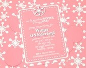 Pink WINTER ONEderland Invitation - DIY Printable Il_170x135