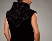 Fleece Kanvas Patch Vest  For Men